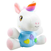 Unicórnio De Pelúcia Com Sons E Luzes Brinquedo Para Meninas Musical