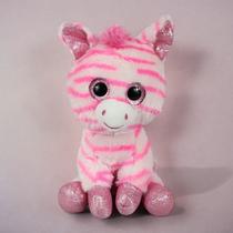 Unicórnio De Pelúcia Olho Brilho 24Cms - Listrado Rosa