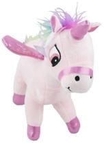 Unicornio de Pelucia Rosa para bebê 2 meses - BBR toys