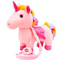 Unicórnio Pelúcia Com Mecanismo Som E Movimento Caa Toys