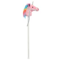 Unicórnio Ride-On Aurora Giddy Up - 37cm com Som Rosa