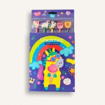 Unicórnios! Colorir é divertido - Se divirta com 50 adesivos - PE DA LETRA Unicórnios! Colorir é divertido - Se divirta com 50 adesivos - PE DA LETRA