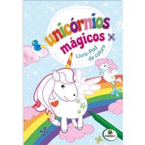 Unicornios magicos - livro-pad de colorir azul