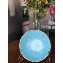 Unidade bolw decorado organic colors azul acetinado