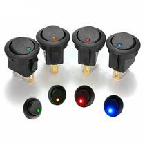 Unidade Botão Auxiliar Interruptor Led On Off Liga/Desliga com 3 Terminais 12v - Unidade Botão Auxiliar Interruptor Led On Off Liga/Desliga com 3 Terminais 12v -