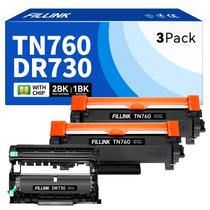 Unidade de cartucho de toner e tambor 3 PK para Brother DCP-L2550DW