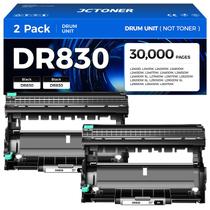 Unidade de cilindro JCTONER DR830, kit com 2 unidades, alto rendimento de 30.000 páginas