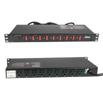 Unidade de distribuição de energia PDU Tecmojo 9-Outlet Rack Mount Unidade de distribuição de energia PDU Tecmojo 9-Outlet Rack Mount