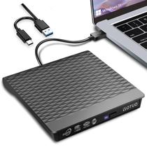 Unidade de DVD externa YOTUO USB 3.0 Tipo C para Windows/Mac