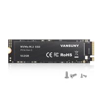 Unidade de estado sólido interna Vansuny 512 GB NVMe M.2 PCIe 3.0