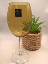 Unidade de taca para agua Gastro em cristal ecologico 580ml A23cm cor ambar