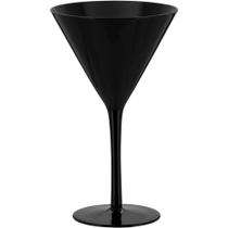 Unidade de taça para Martini em vidro preto 330ml