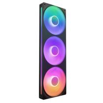 Unidade de ventilador NZXT F360 RGB Core 360 mm com 3 ventoinhas RGB de 120 mm pretas