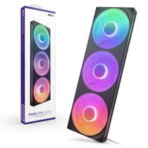 Unidade de ventilador NZXT F420 RGB Core 420mm 3x140mm Ventiladores RGB Unidade de ventilador NZXT F420 RGB Core 420mm 3x140mm Ventiladores RGB