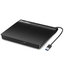 Unidade Externa de CD/DVD Rioddas USB 3.0 - para Laptop e Desktop