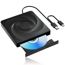 Unidade externa de CD/DVD Wbacon para laptop, reprodutor de DVD portátil