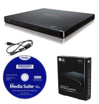 Unidade externa portátil de gravador de Blu-ray LG BP60NB10 6X Ultra HD