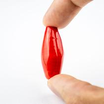 Unidade Firma em Murano Azeitona 35mm Guias Escolha a Cor