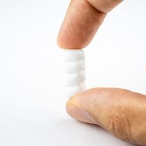 Unidade Firma em Murano Frisada 22mm Guias Escolha a Cor