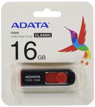 Unidade flash ADATA C008 16GB USB 2.0 retrátil sem tampa