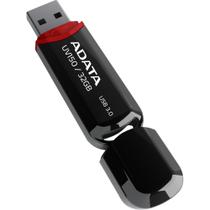 Unidade flash ADATA UV150 32GB USB 3.0 com tampa de encaixe preta