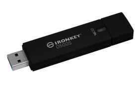 Unidade flash criptografada Kingston Ironkey D500S 16GB preta