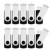 Unidade flash JUANWE de 32 GB x 10 pacotes de memória USB 2.0 preta