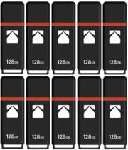 Unidade flash Kodak Classic K100 128GB USB 2.0 (pacote com 10) Unidade flash Kodak Classic K100 128GB USB 2.0 (pacote com 10)