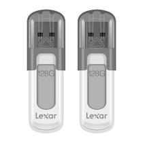 Unidade flash Lexar JumpDrive V100 128 GB USB 3.2 Gen 1 cinza