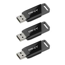 Unidade flash PNY Attaché X 128GB USB 3.2 Gen 1, pacote com 3 Unidade flash PNY Attaché X 128GB USB 3.2 Gen 1, pacote com 3
