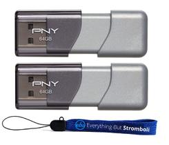 Unidade flash PNY Elite Turbo Attache 3 USB 3.0 de 64 GB (pa