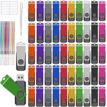 Unidade flash USB AGECASH 256MB USB 2.0, pacote com 50 unidades com cordão e etiqueta Unidade flash USB AGECASH 256MB USB 2.0, pacote com 50 unidades com cordão e etiqueta