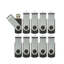 Unidade flash USB Alihelan, pacote com 4 GB x 10, USB 2.0, preta Unidade flash USB Alihelan, pacote com 4 GB x 10, USB 2.0, preta
