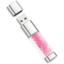 Unidade flash USB BorlterClamp Cute Pink Crystal 32GB