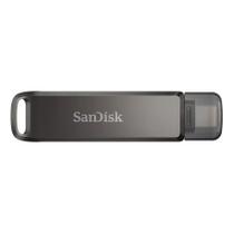 Unidade Flash USB Dupla SanDisk iXpand Luxe 128GB Lightning USBC Pendrive para iPhone, iPad e Android
