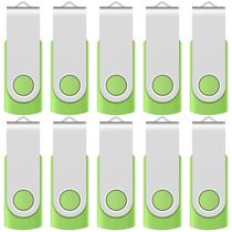 Unidade flash USB Enfain 16GB x 10 2.0 Memory Zip Pen Disk verde Unidade flash USB Enfain 16GB x 10 2.0 Memory Zip Pen Disk verde
