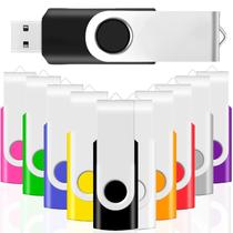 Unidade flash USB JBOS 32GB USB 3.0, pacote com 10 unidades, pen drive giratório