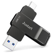 Unidade Flash USB JOSTART 512GB USB 3.2 Gen 2 Tipo C e Tipo A Unidade Flash USB JOSTART 512GB USB 3.2 Gen 2 Tipo C e Tipo A