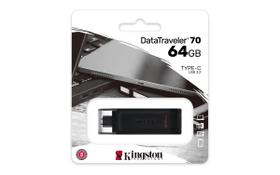 Unidade flash USB Kingston DataTraveler 70 64GB USB 3.2 Gen 1