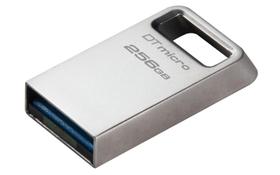 Unidade Flash USB Kingston DataTraveler Micro 256GB Prateada