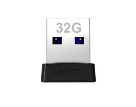 Unidade flash USB Lexar JumpDrive S47 32GB USB 3.1 preta