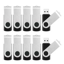 Unidade flash USB MECHEER 2GB x 10 com preto claro Unidade flash USB MECHEER 2GB x 10 com preto claro