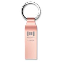 Unidade flash USB MosDart 64GB à prova d'água USB 3.0 rosa dourada Unidade flash USB MosDart 64GB à prova d'água USB 3.0 rosa dourada