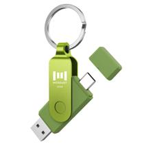Unidade Flash USB MosDart 64GB USB-C Dual 3.1 Verde Unidade Flash USB MosDart 64GB USB-C Dual 3.1 Verde