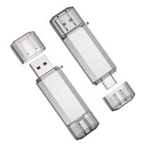 Unidade flash USB RAOYI 64GB USB 3.0 Type-C Dual OTG Silver x2 Unidade flash USB RAOYI 64GB USB 3.0 Type-C Dual OTG Silver x2