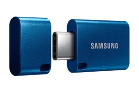 Unidade flash USB Samsung Type-C 256GB 400MB/s azul impermeável