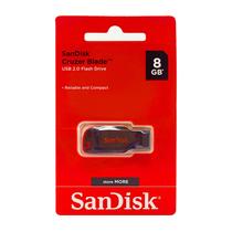 Unidade flash USB SanDisk Cruzer Blade 8GB USB 2.0 8GB Unidade flash USB SanDisk Cruzer Blade 8GB USB 2.0 8GB