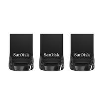 Unidade flash USB SanDisk Ultra Fit 32GB, pacote com 3 unidades USB 3.1 Unidade flash USB SanDisk Ultra Fit 32GB, pacote com 3 unidades USB 3.1