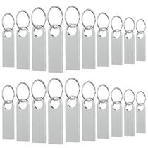 Unidade flash USB Wooolken de 8 GB (pacote com 20) de metal com chaveiros