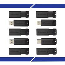 Unidade flash Verbatim Pinstripe de 32 GB USB 3.2 Gen 1 - pacote com 10